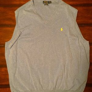 Polo Ralph Lauren Light Blue Sweater Vest 4XLT